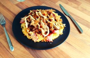 Lire la suite à propos de l’article Okonomiyaki : recette galette de choucroute